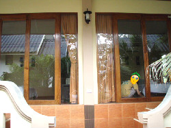 2室が1つのヴィラになってます