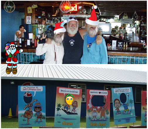 海賊キャプテンもサンタさんみたいだ♪