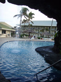 プールから部屋