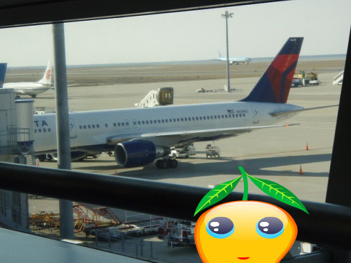 中部9:40発グアム行