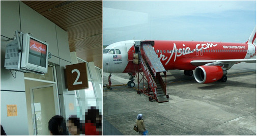 12:40 搭乗開始 / AirAsia