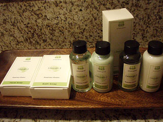 アメニティはシンプル♪