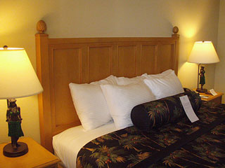 ゆったりと眠れます