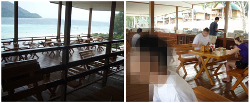 景色をボーっと眺めながら頂く(^人^)