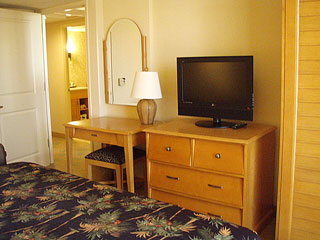 デスクとテレビ