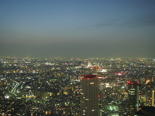 都庁展望台からの