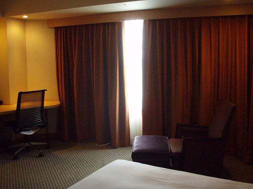 カーテンを開けると・・・