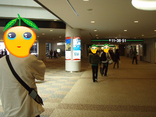 35番ゲートまで歩きます