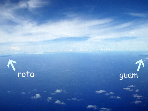 ロタ島とグアム島～