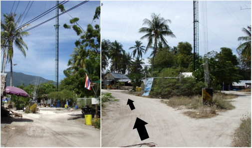 土道交差点の目印～DTAC Tower