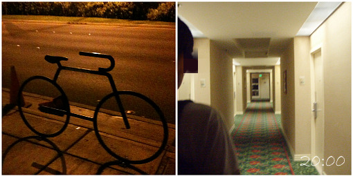 すっかり夜の八時帰宅～