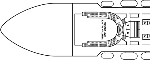 DECK 4 前方にあるVenetian Palace