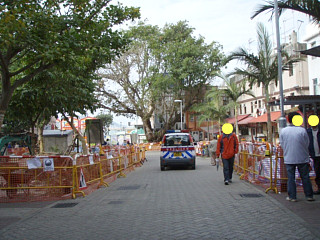 パトカーを見た!