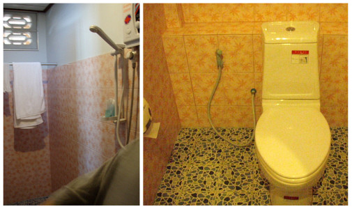 温水シャワー　おトイレ