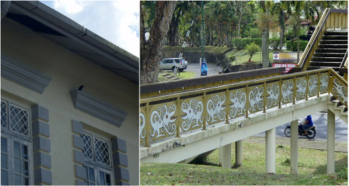 やかましい鳴き声の正体(笑 / おもしろい歩道橋の絵