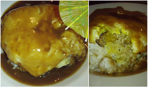 食べてなかったロコモコ～♪大きいぃ～～Y(^o^)Y