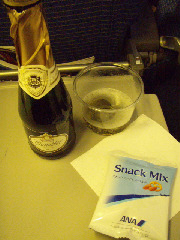 本日１本目のシャンパン♪