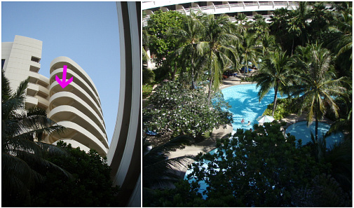 ここらへん、前回と同じロータスウィングの部屋でフロアー違い～