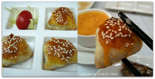 サクサク熱々肉パイもいただきます～(^人^)