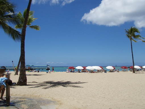 ビーチに海～～～！！ハワイ～～～