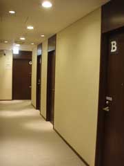 部屋への通路