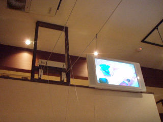 キッズルームのモニター