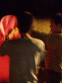 飛ばし方を教わり中