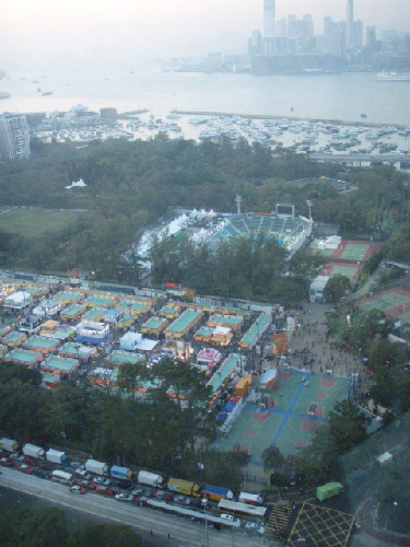 ビクトリアパークがスゴい人いっぱい