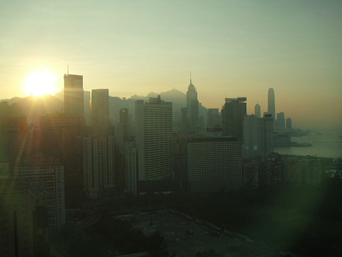 ここからの夕陽は初めて～♪♪