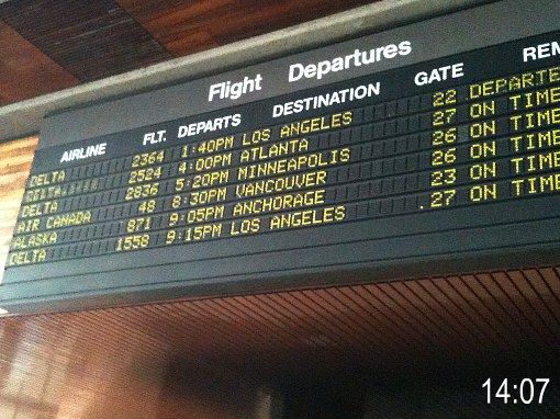 まずは乗り継ぎのミネアポリスまで!