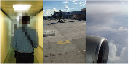 搭乗時間は少々遅れたものの快適なフライトへと