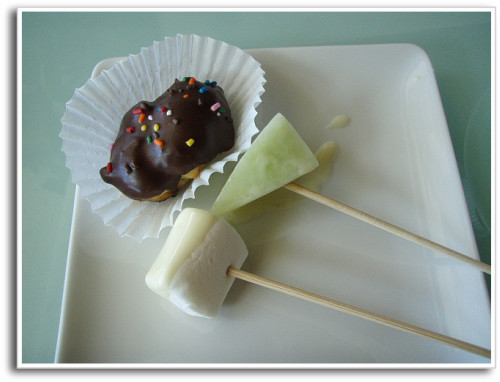 メロンとマシュマロ＆エクレア