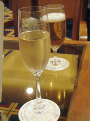 シャンパンとビール