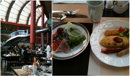 気持ちいい広さ~朝食は種類も豊富(^人^)