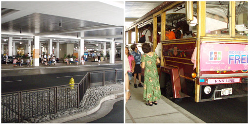 到着～今日もこれからアラモアナ♪