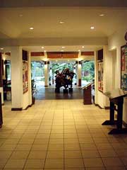 フランジパニランカウイリゾート&スパのロビー