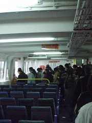 10:55 船にもバイバイ