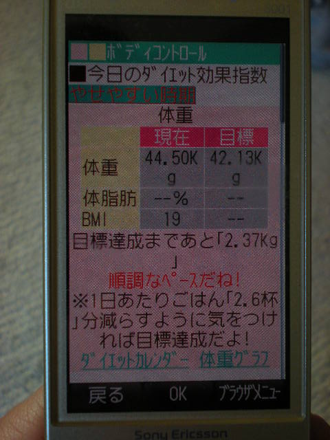 ルナルナ体重管理