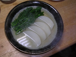 かぶと春菊の炊いたの