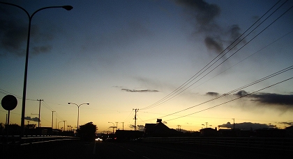 10-11夕焼け