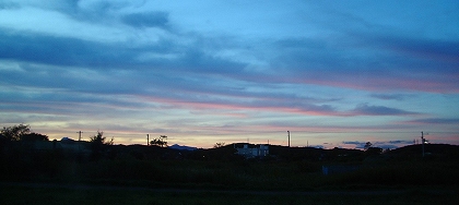 10-7夕焼け空