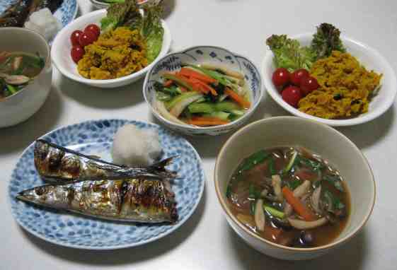 １０月２２日の晩ご飯