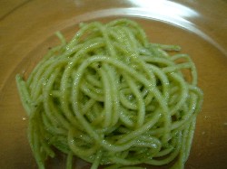バジルのパスタ