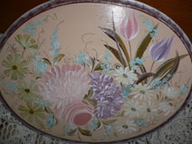 お花のプレート
