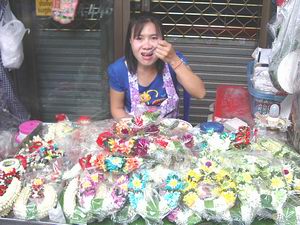 バンコク花市場（２）