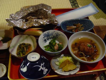 鶴の湯夕食１－２