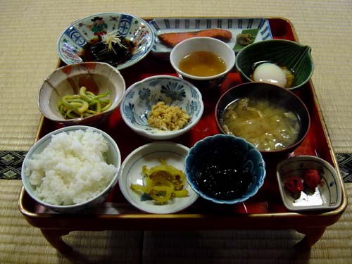 鶴の湯朝食２