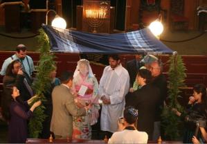 under the chuppah