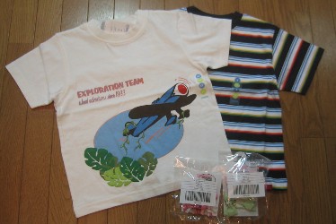 甥っ子用Ｔシャツ＆ヘアアクセ