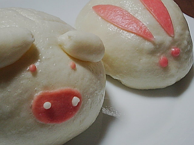 こぶたまんと雪見うさぎ